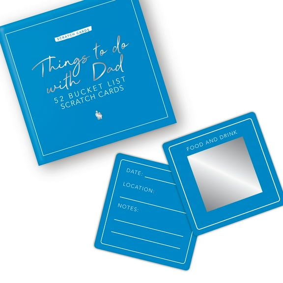 Gift Republic Scratch Cards Bucket List Edition. 52 Things to do with Dad. Scratch Off to Reveal Exciting Activities