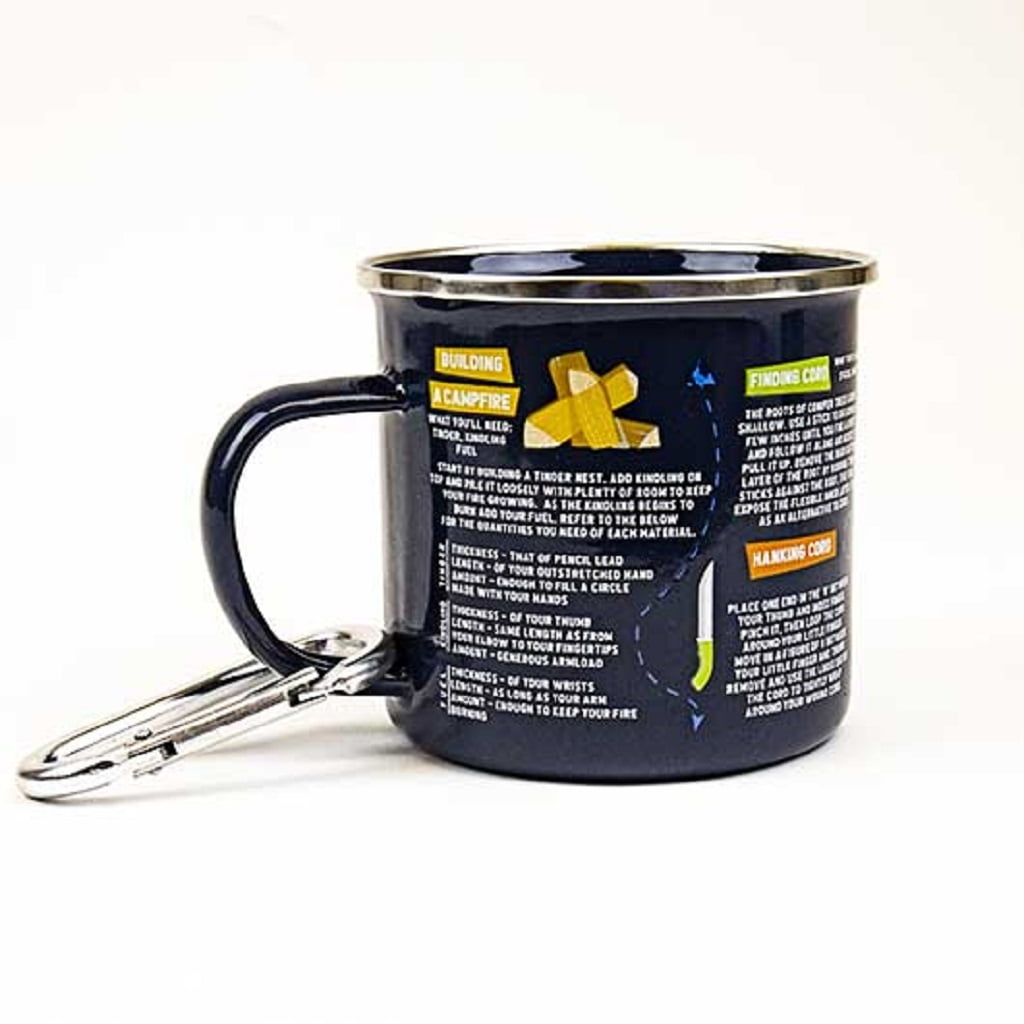 Gift Republic Survival Guide Enamel Mug