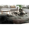 thumbnail image 1 of Gift Rug, Gray Rugs, Personalized Gifts Rugs, Stair Rug, Non Slip Rug, Smoke Rugs, Modern Rug, Farmhouse Rugs, Accent Rug, Black Rug, 2.6'x5' - 80x150 cm, 1 of 5