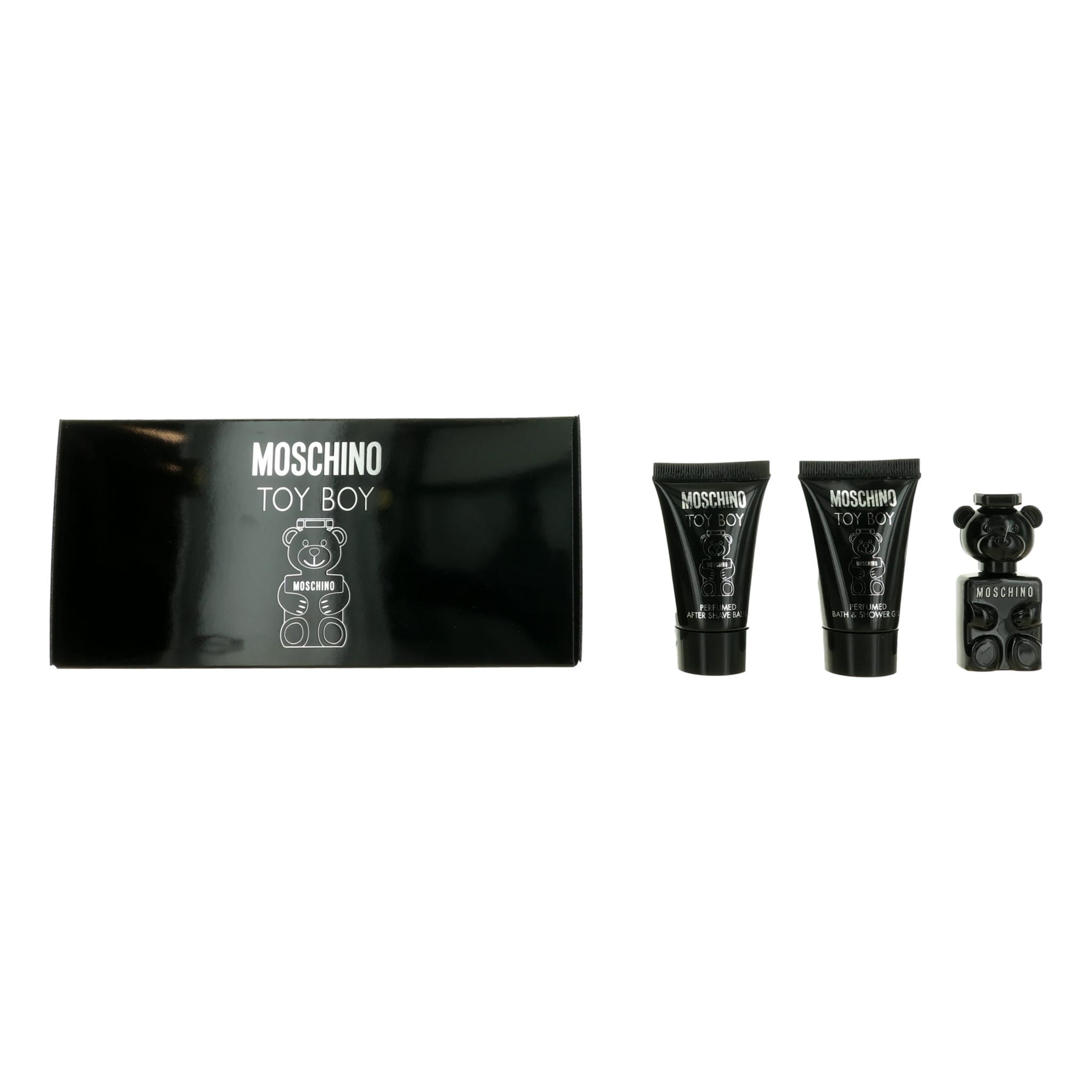 Moschino Toy Boy Gift Set for Men, Lively Fragrance with Bergamot