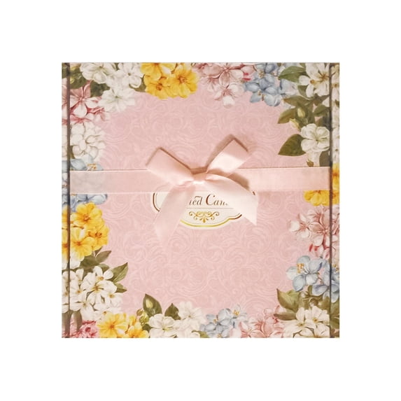 Gift Set 4 Pack Flower Scented Candles, 4.4 Oz Natural Soy Aromatherapy Candles