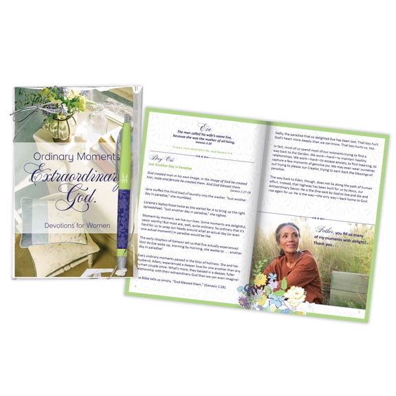 Gift Set-Ordinary Moments Devotions For Women Book & Pen Set (Esv)
