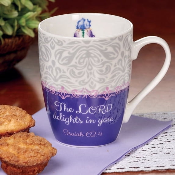 Gift Set-Reflections: The Woman God Sees-Mug & Pen (Isaiah 62:4 ESV) In Sheer Gift Bag