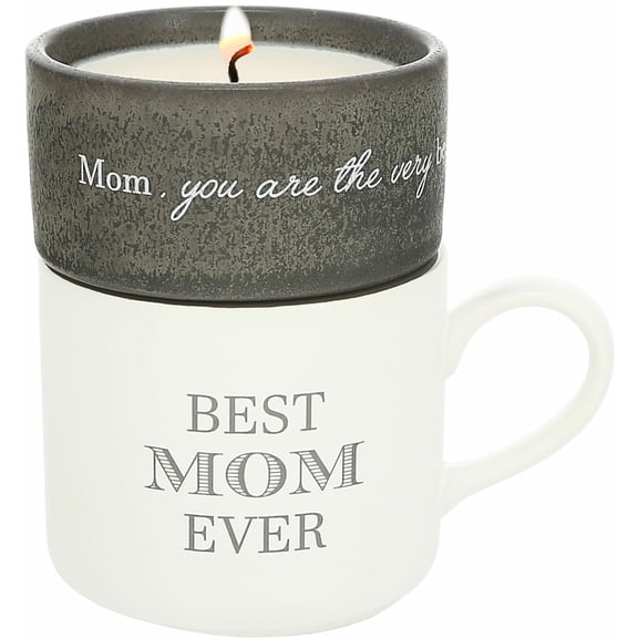 Pavilion Gift Company - Mom - Stacking Mug and Candle Set
100% Soy Wax Scent: Tranquility