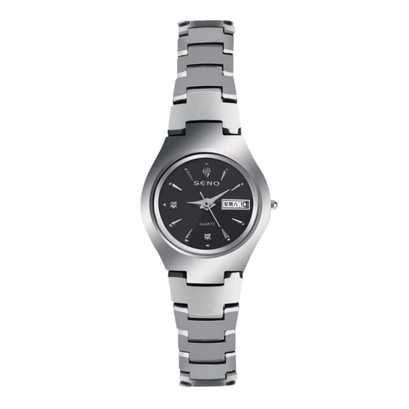 Gift Simple Style Fashionable Casual Quartz Watch Casual Exquisite Quartz WristWatch Women Watch BLACK WOMEN