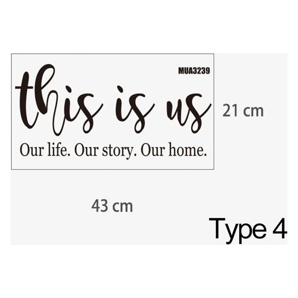 Gift Vinyl Living Room Decor Art This Is Us Inspirational Saying Decal