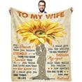 thumbnail image 1 of Gift for Wife from Husband, to My Wife Blanket, Birthday Gifts for Wife, Anniversary Birthday Gifts for Wife, Wife Birthday Gift, Gift for Wife Anniversary Birthday Christmas, 1 of 5