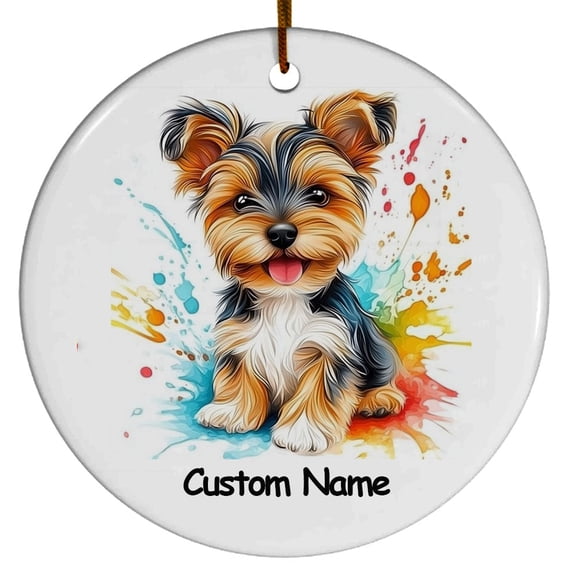 Wire Fox Terrier Gift, Personalized Ornament with Name, Gifts for Women, Men, Gift for Dog Lovers, Gifts for Christmas 2025, Christmas Decoration