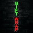 thumbnail image 1 of Gift Wrap LED Neon Sign 5"L x 27"H #33120, 1 of 3