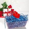 thumbnail image 1 of Gift Wrap Shredded Filler Basket Grass 0.2 LB Shiny Red Cut Shred Raffia Box Stuffing for Easter Birthday Wedding Wrapping, 1 of 5