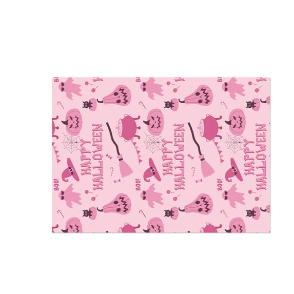 Gift Wrapping Paper, Halloween Paper, Pink Halloween Party Decor, Bat Halloween Decor, 1 Sheet, 28X20 Inch, for Gift Packaging and Halloween Celebration