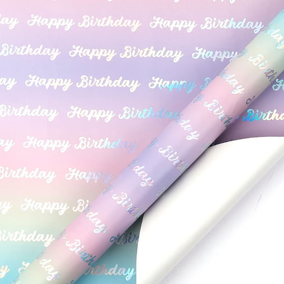 Gift Wrapping Paper Large Size Birthday Wrapping Paper for Party Decoration