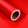 thumbnail image 1 of Gift Wrapping Paper, Red Wrapping Paper Roll, Matte Metal Solid Color Wrapping Paper for Birthday Christmas Wedding Baby Shower Father's Day Valentine's Day, 17.3 Inch X 32.8 Feet, 1 of 4