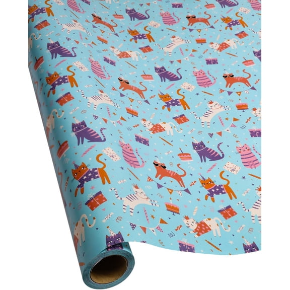 Gift Wrapping Paper Roll,23x58 Inch Cute Dinosaurs Happy Birthday Wrapping Paper for Boys Girls, Wrapping Paper Rolls Gift Wrap Paper for Dinosaur Parties, Baby Showers,Happy Bday Wrap Packing
