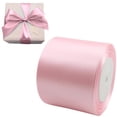 thumbnail image 1 of Gift Wrapping Paper Satin Ribbon 3 Inch Wide 25 Yards Thick Ribbon for Wedding Decor Large Bows Making DIY Crafts, 1 of 5