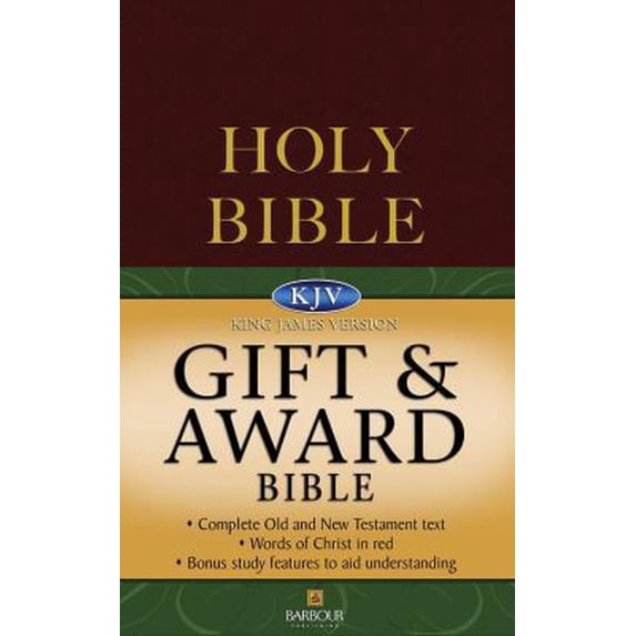 Pre-Owned KJV Gift & Award Bible - Burgundy (King James Bible) (Paperback) 1597895334 9781597895330