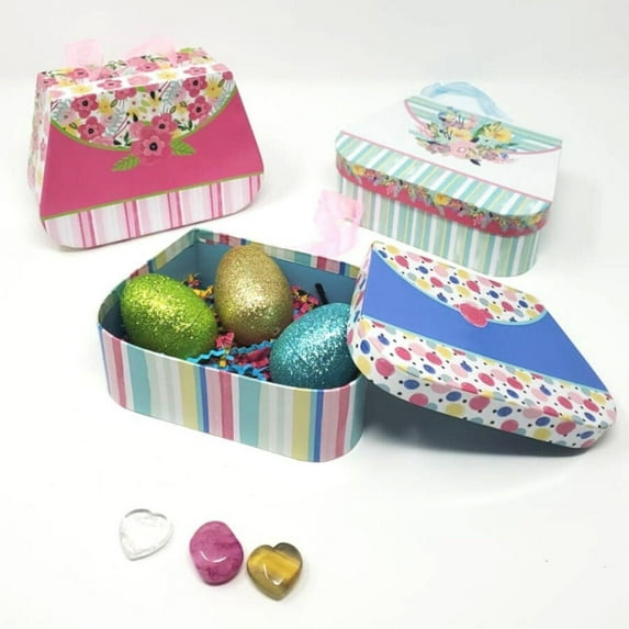 Gift box surprise with crystals, Easter egg hunt with surprise, Easter activities gifts, Surprise Easter basket