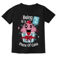 thumbnail image 1 of Gift for 2 Year Old Girl 2nd Birthday Funny Cupcake Toddler Kids T-Shirt 2T Black, 1 of 1