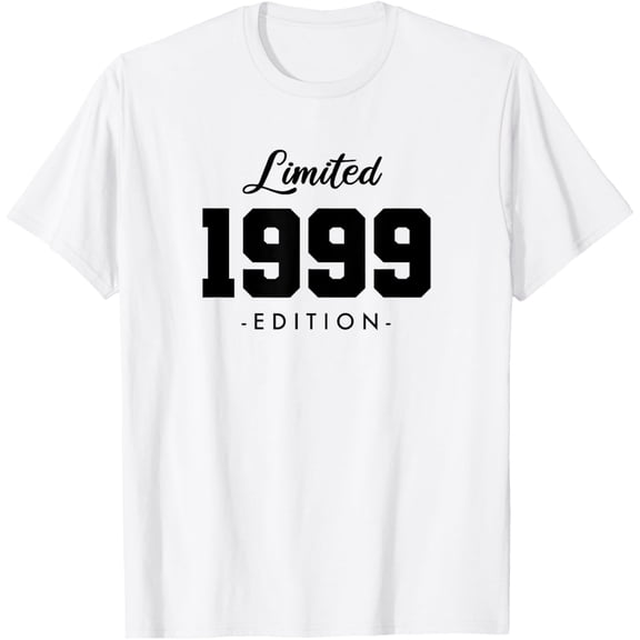 Gift for 25 Year Old 1999 Limited Edition 25th Birthday T-Shirt