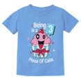 thumbnail image 1 of Gift for 3 Year Old Girl 3rd Birthday Funny Cupcake Toddler Kids T-Shirt 2T California Blue, 1 of 5