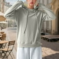 thumbnail image 1 of Gift for Adults Sweatshirts for Women Fashion Fall Womens Tops Women's Casual Color Hooded Pocket Long Sleeved Sweater Jacket, 1 of 5
