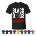 thumbnail image 1 of Gift for Animal Lovers Black Dogs Matter Funny Parody BLM Rescue Kittens Men Women Black T shirt, 1 of 5