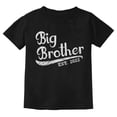 thumbnail image 1 of Gift for Big Brother 2022 Siblings Boys Toddler Kids T-Shirt 5T Black, 1 of 5