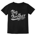 thumbnail image 1 of Gift for Big Brother 2022 Siblings Boys Youth Kids T-Shirt Small Black, 1 of 6