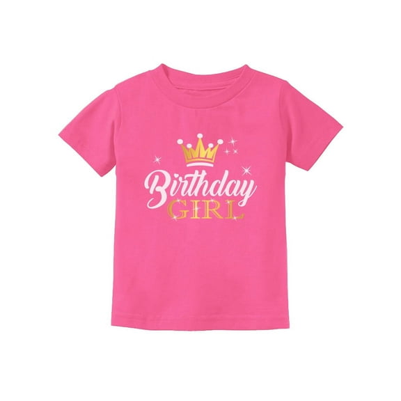 Gift for Birthday Girl Princess Party Girly Infant Kids T-Shirt 18M Pink