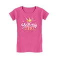 thumbnail image 1 of Gift for Birthday Girl Princess Party Girly Toddler/Kids Girls' Fitted T-Shirt 2T Wow pink, 1 of 4