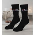 thumbnail image 1 of Gift for Boyfriend I Love My Girlfriend Socks Valentines Birthday Anniversary Christmas Gifts for Boyfriend Husband, 1 of 5