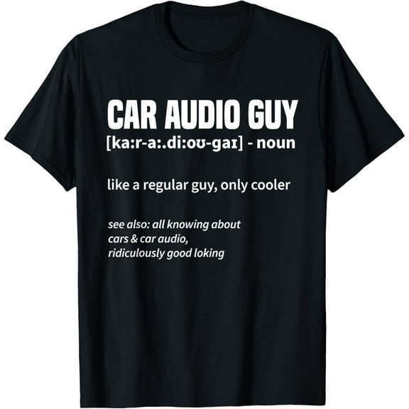 Gift for Car Enthusiasts Car Audio Clothes for Men T-Shirt