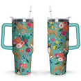 thumbnail image 1 of Gift for Dog Lovers Cute Dog Tumbler for Women - 40oz Dog Tumblers with Handle Straw and Lid Tumbler Cup Travel Coffee Mug, 1 of 7