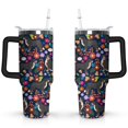 thumbnail image 1 of Gift for Dog Lovers Cute Dog Tumbler for Women - 40oz Dog Tumblers with Handle Straw and Lid Tumbler Cup Travel Coffee Mug, 1 of 7