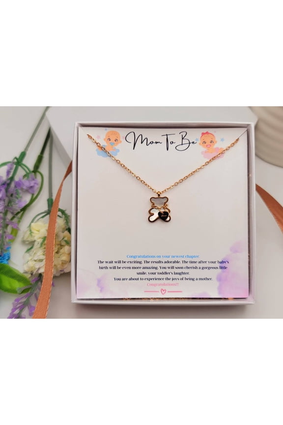 Gift for Expecting Moms - Pregnancy Gift Necklace, Expecting Mother