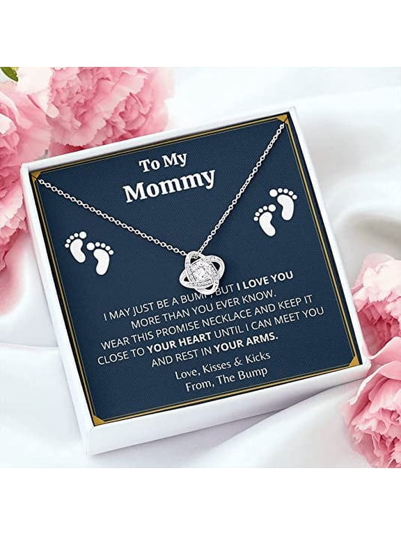 Gift for First Time Mom, Congratulations Gift for New Mom Necklace for Women, Adults Size
