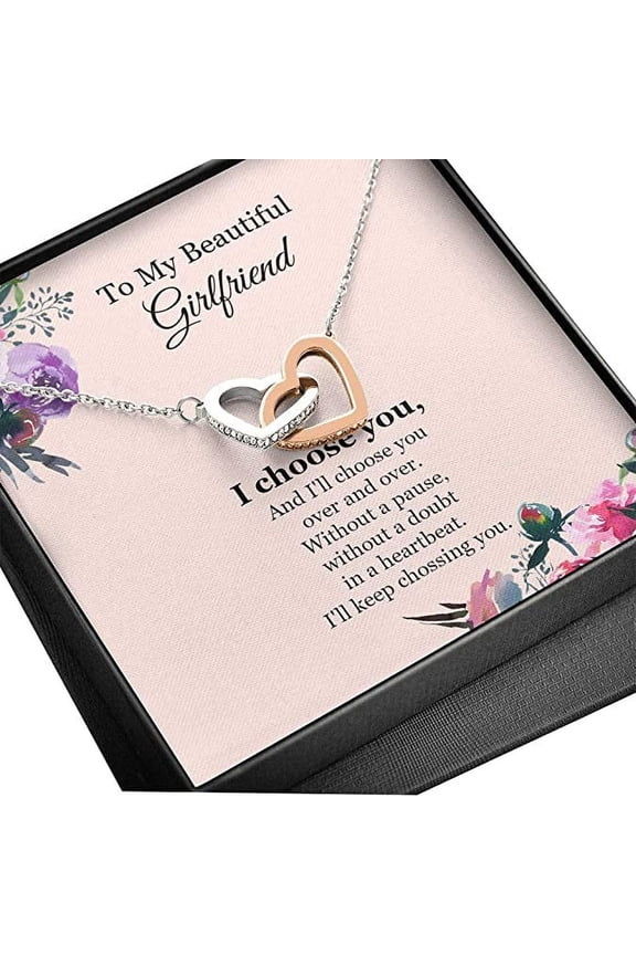 Gift for Girlfriend, Girlfriend Anniversary, Birthday Gift for Girlfriend, Gift from Boyfriend, Necklace Gift for GF, Romantic Gift