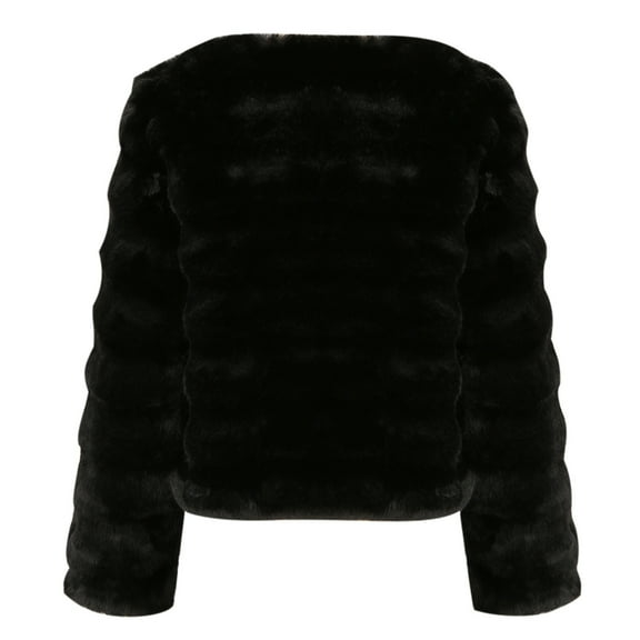 Gift for Girls Ofreoo Women's Long-Sleeved FauxCoat Short Top FurryThickCoat Womens Winter Coats