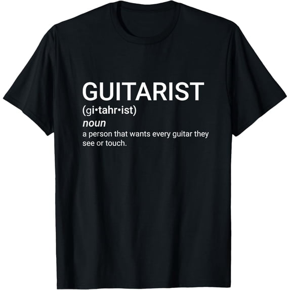 Gift for Guitar Player GUITARIST Definition Funny T-Shirt T-Shirt mens t shirt,black,women,funny,misfits,men,journey