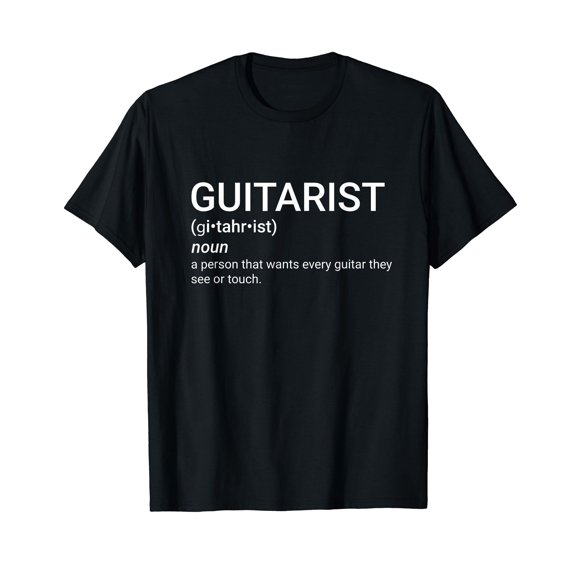Gift for Guitar Player GUITARIST Definition Funny T-Shirt