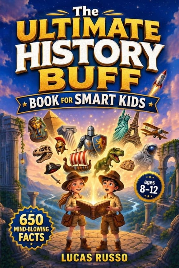 Gift for Kids The Ultimate History Buff Book for Smart Kids: 650 Mind-Blowing Facts From Ancient Wonders to Modern Marvels, Book 3, (Paperback)