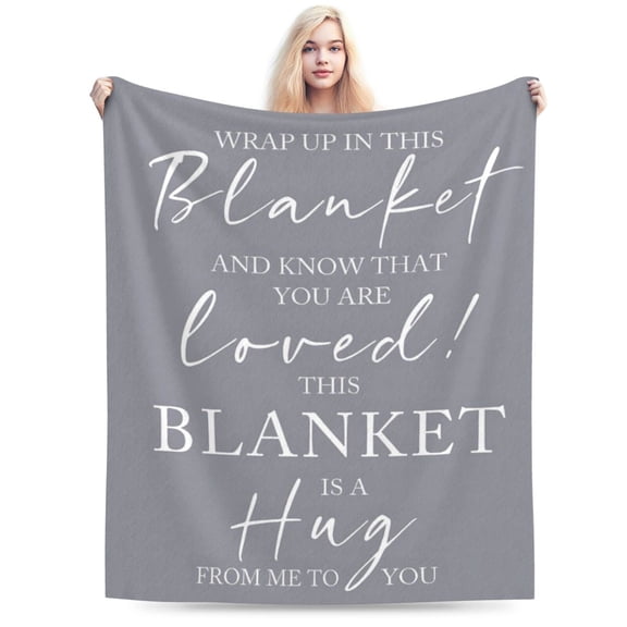 Gift for Loss of Loved One, Grief and Surgery Recovery, Sending Hugs, Cheer Up Blanket 50x40