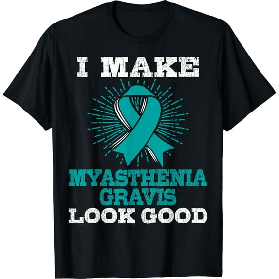 Gift for MG Patients Myasthenia Gravis Awareness T-Shirt