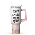 thumbnail image 1 of Gift for Mom to Show Love - 40 Oz Stainless Steel Tumbler Cup with Straw - Mothers Day Birthday Christmas Gift for Mom Grandma from Family, 1 of 5