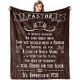 thumbnail image 1 of Gift for Pastor Wife Appreciation Gifts for Pastor Wife Christian Pastor Gifts for Pastor Wife Birthday to Our Pastor Wife Blanket 50x60 Inches, 1 of 5