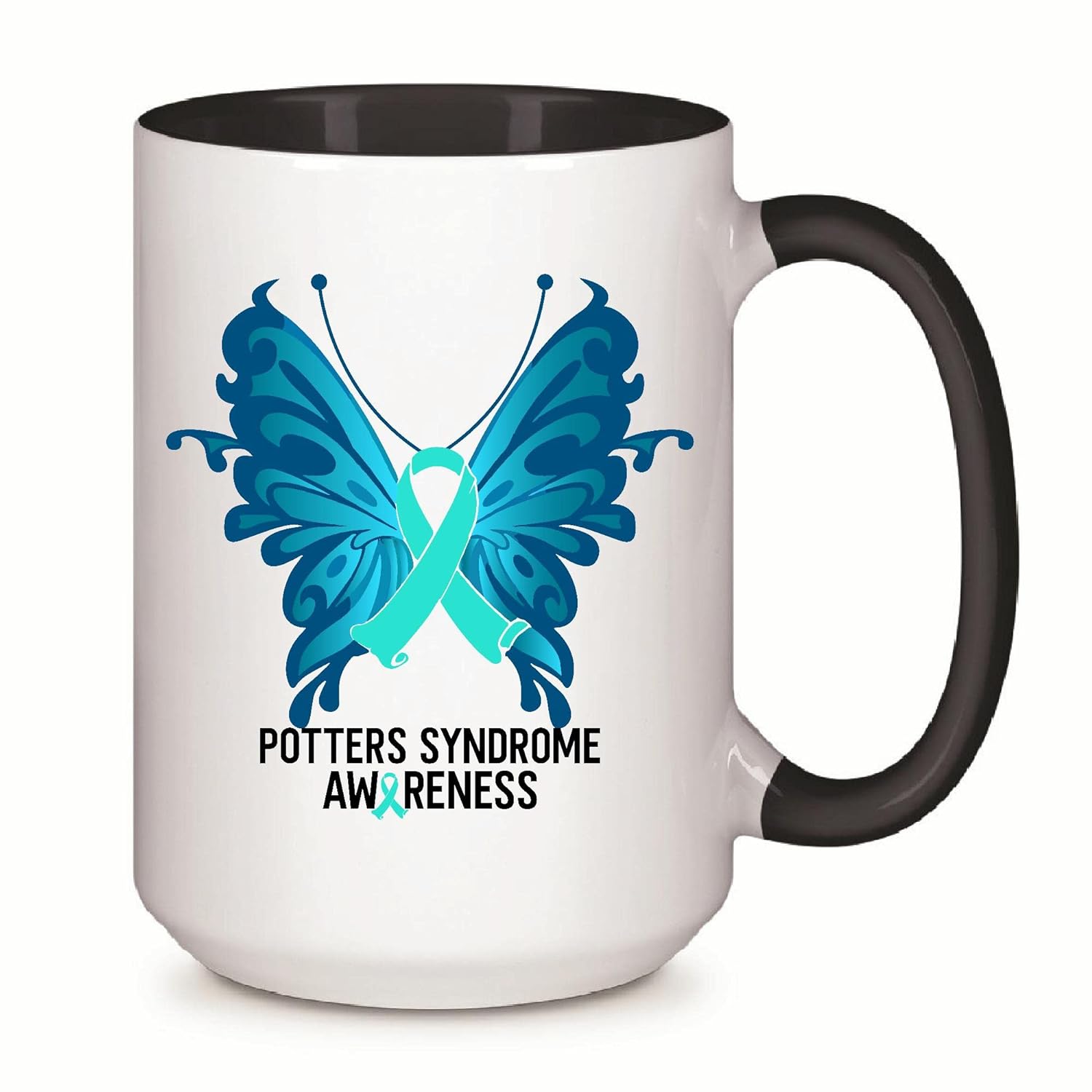 Gift for Potters Syndrome Awareness Butterfly Lovers 11oz Inner Color
