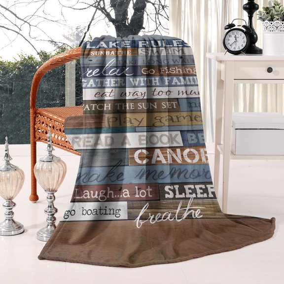 Gift for Son - Soft Flannel Blanket from Mom and Dad - Wonderful Birthday, Wedding or Graduation Gift Soft Cozy Throw Blanket, 50x60 Inch