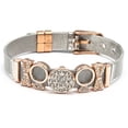 thumbnail image 1 of Gift for Women Stainless Steel Mother&'s Day Jewelry Gift Mesh Bracelets For Women Mother Heart Lock Crown Charms Bracelets, 1 of 6