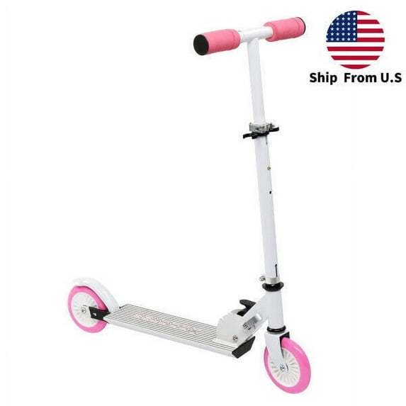 Gift for kids! Pro Scooter Kick Scooter for Teens & Adults Max Load 220 LBS. Foldable, Lightweight, 3 Adjustable Level. Bearing, Kids Balance Exercise