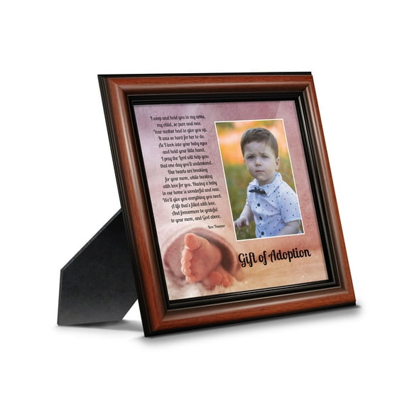Gift of Adoption, Gift for the Adoptive Parents, Baby Keepsake Frame, 6405W